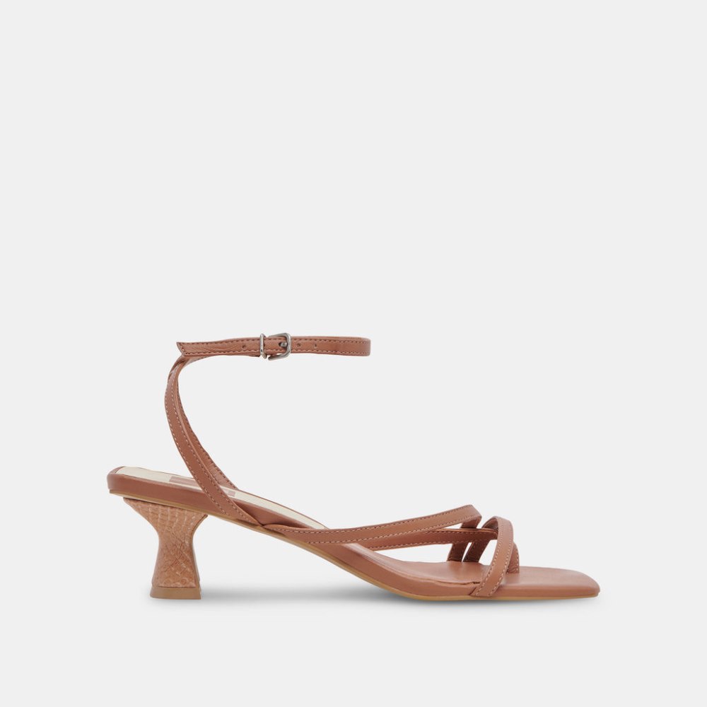 Dolce Vita Baylor Heels Caramel Leather