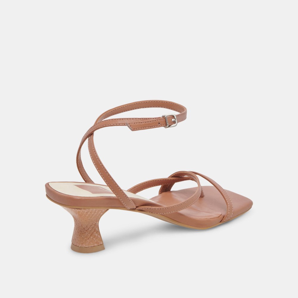 Dolce Vita Baylor Heels Caramel Leather