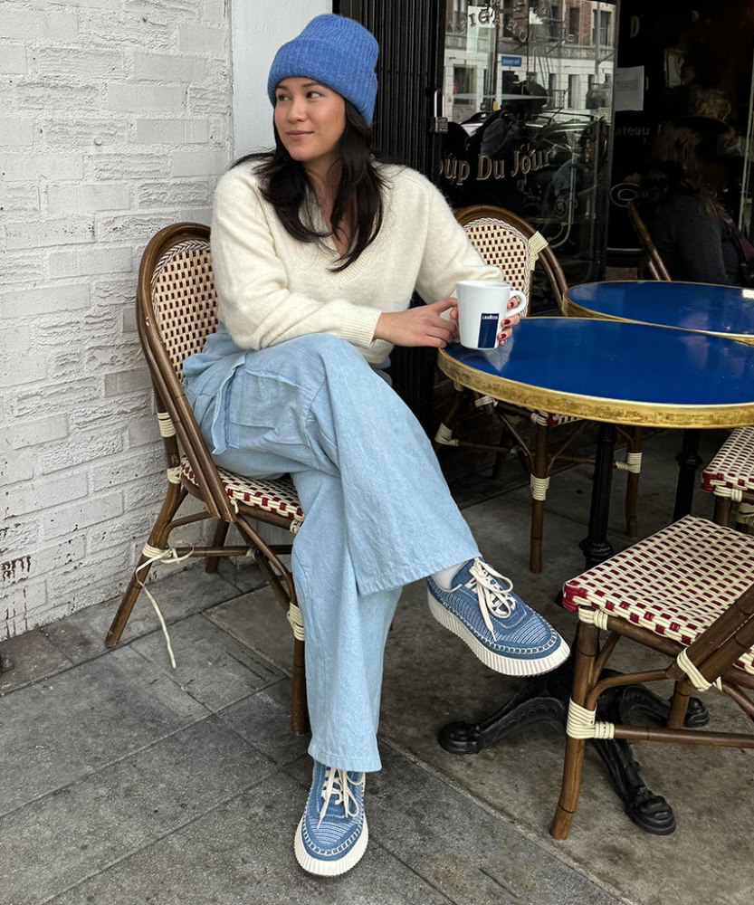 Dolce Vita Dolen Sneakers Blue Multi Denim