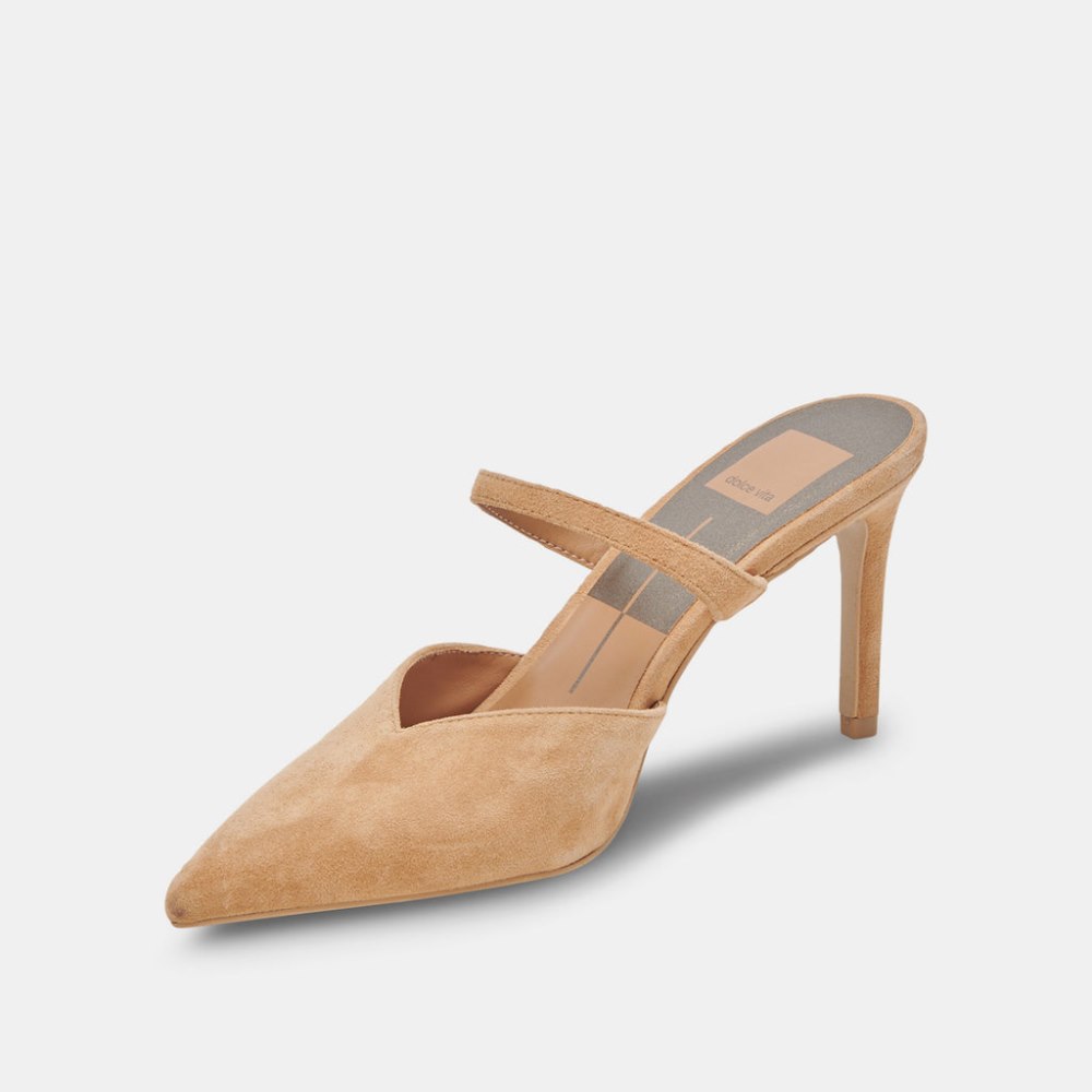Dolce Vita Kanika Heels Tan Suede