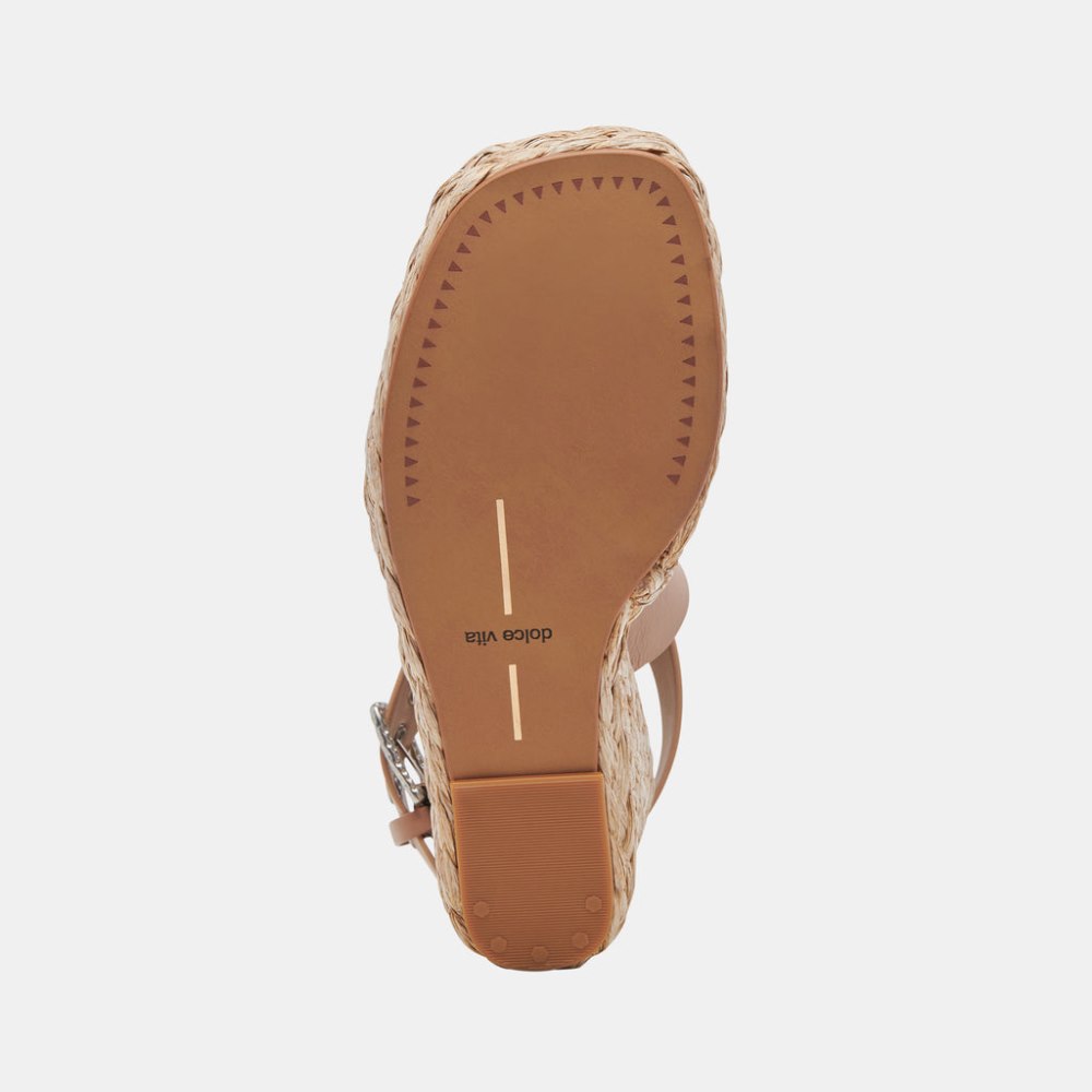 Dolce Vita Aldona Wedges Cafe Leather