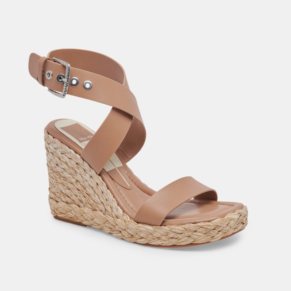 Dolce Vita Aldona Wedges Cafe Leather
