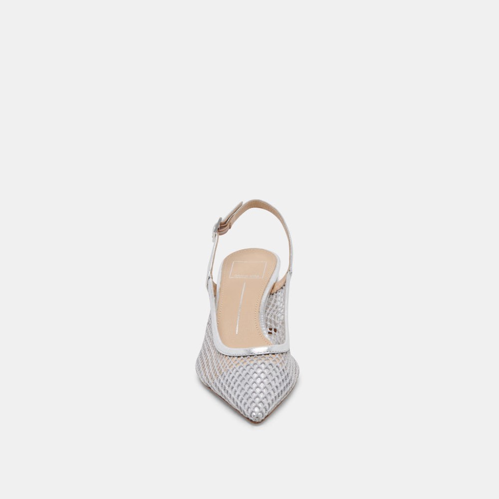 Dolce Vita Blondi Heels Silver Mesh