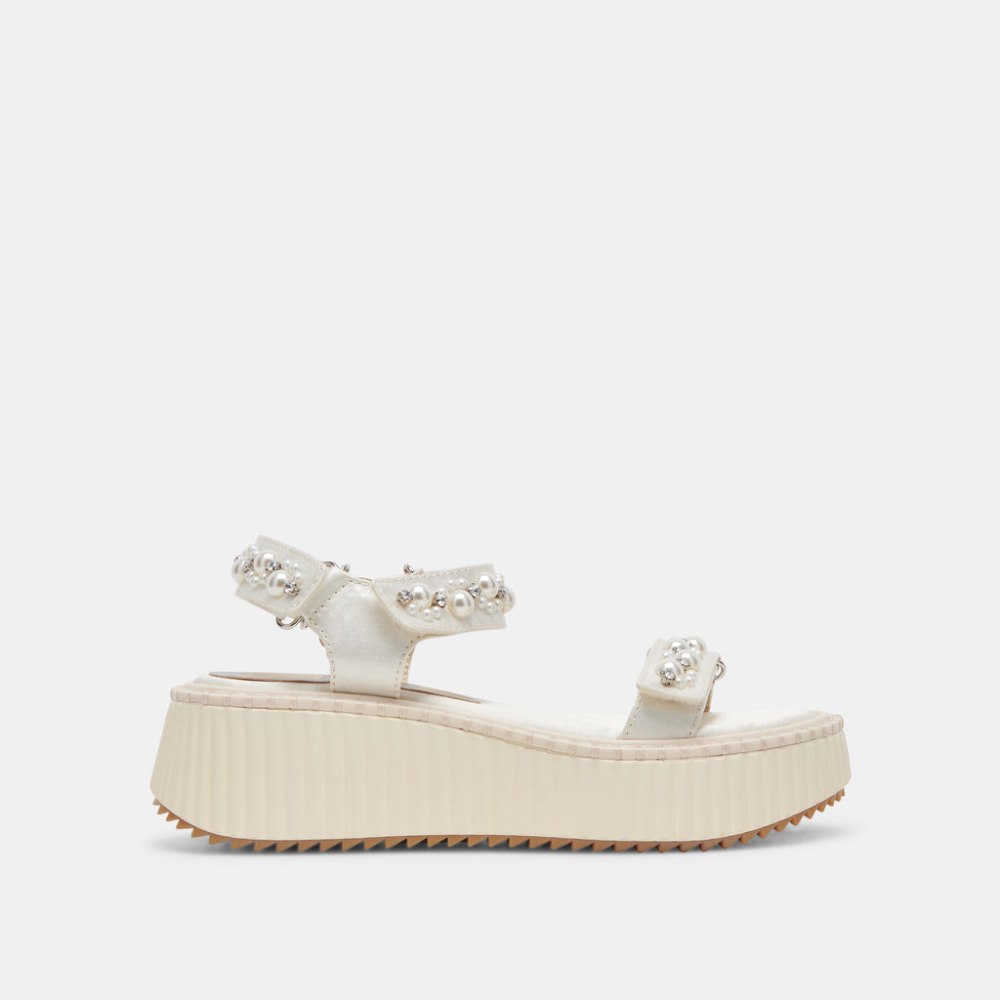 Dolce Vita Debra Pearl Sandals Vanilla Pearls