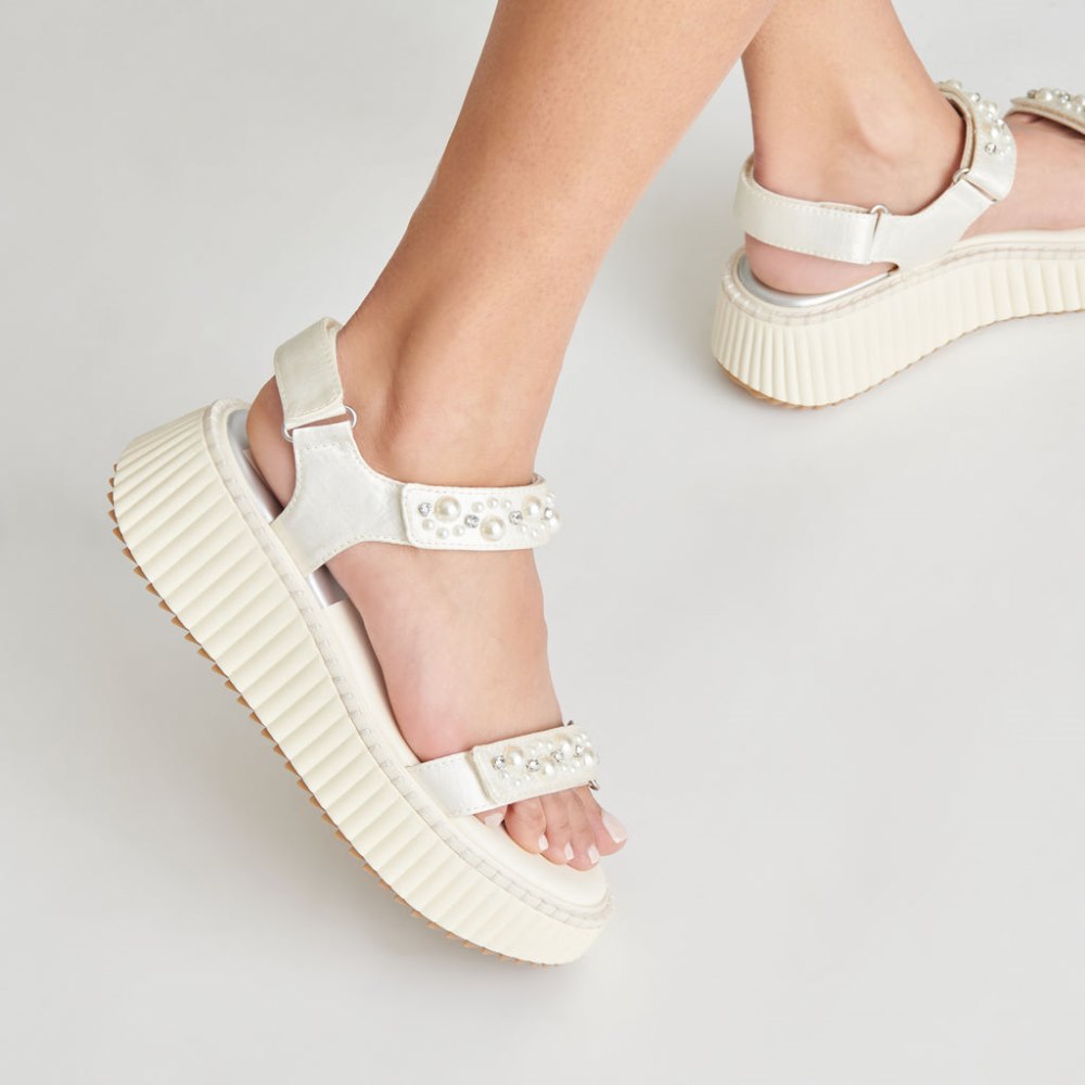 Dolce Vita Debra Pearl Sandals Vanilla Pearls