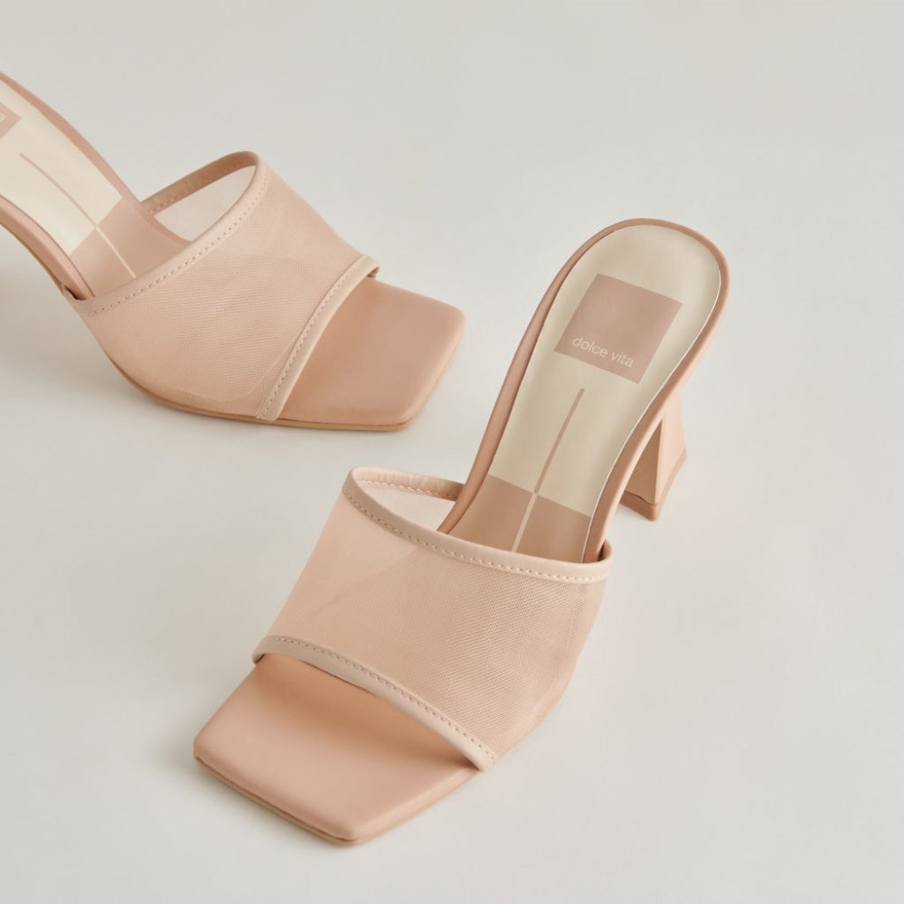 Dolce Vita Narda Heels Blush Mesh