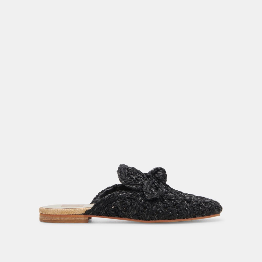 Dolce Vita Sabor Flats Onyx Raffia