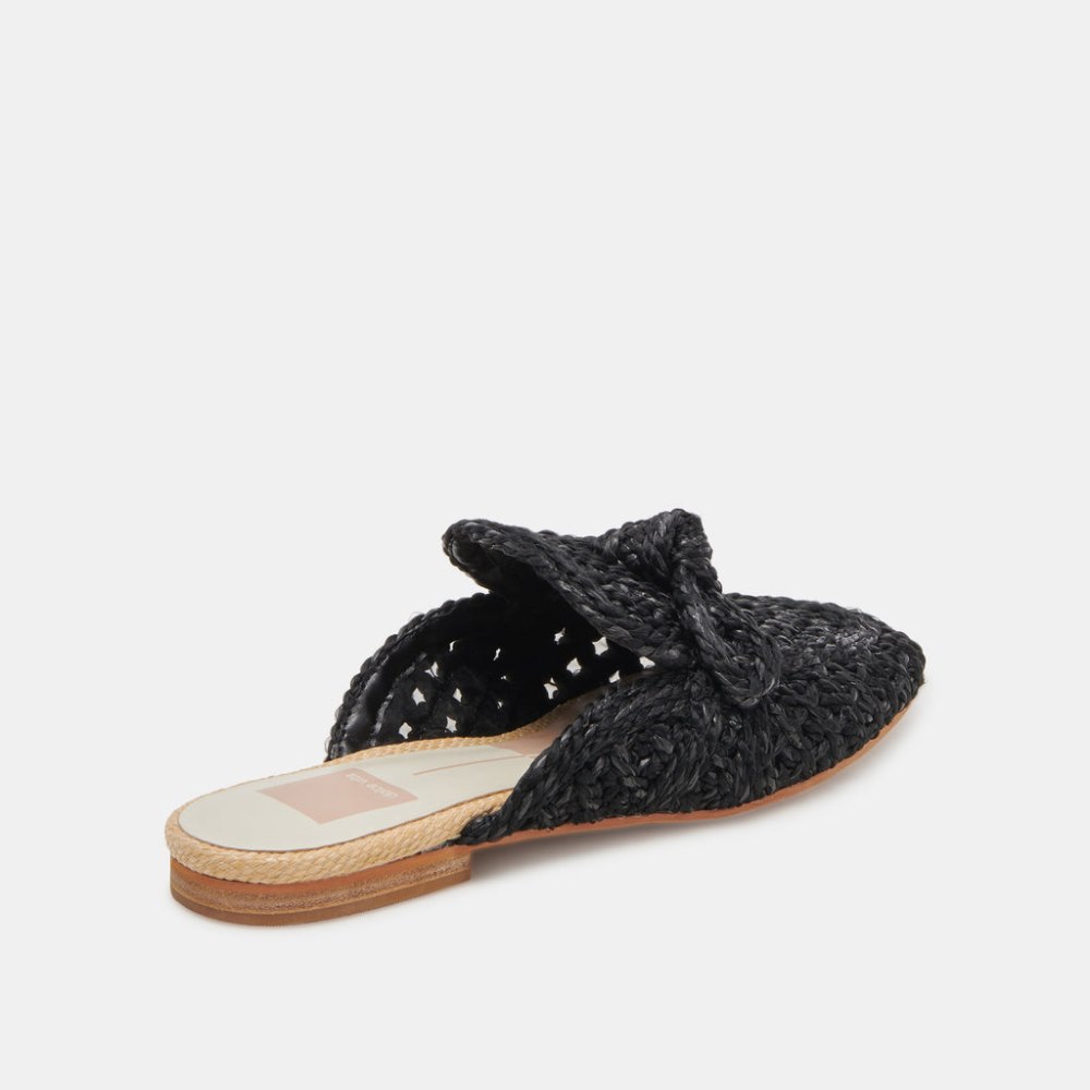 Dolce Vita Sabor Flats Onyx Raffia