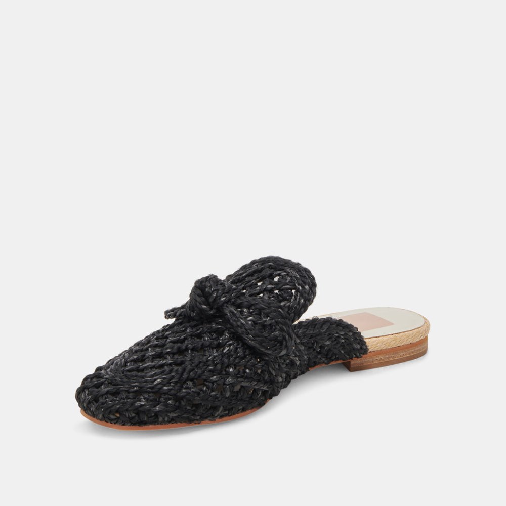 Dolce Vita Sabor Flats Onyx Raffia