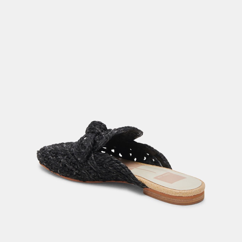 Dolce Vita Sabor Flats Onyx Raffia