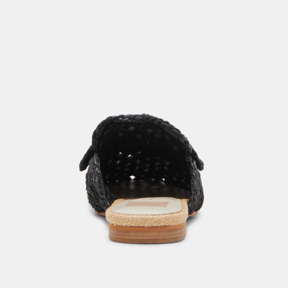 Dolce Vita Sabor Flats Onyx Raffia