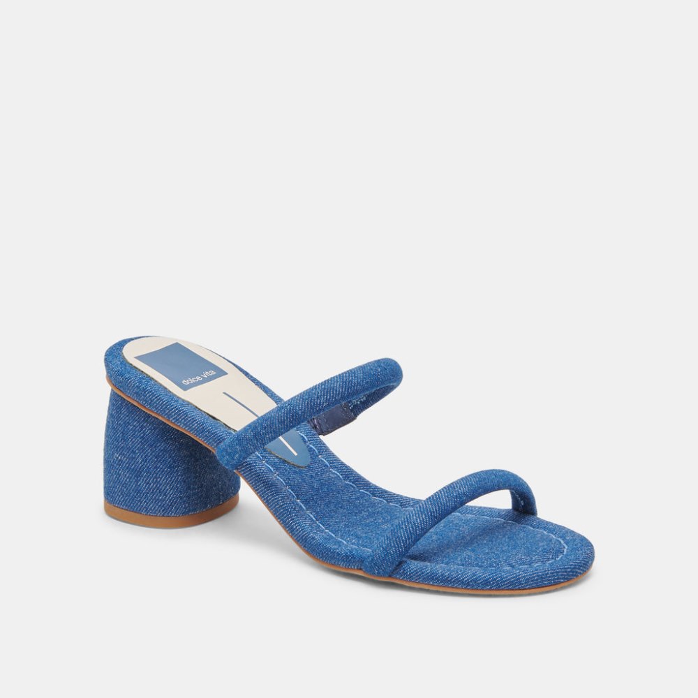 Dolce Vita Mandie Heels Blue Denim