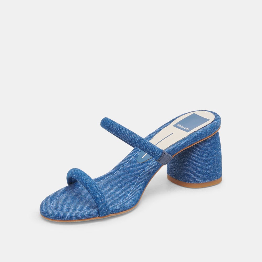Dolce Vita Mandie Heels Blue Denim