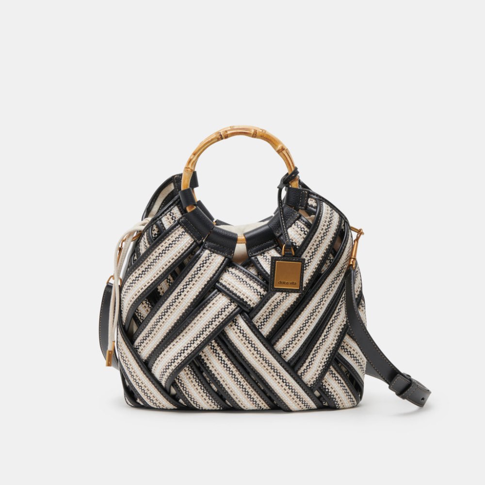 Dolce Vita Elsie Handbag Black Woven