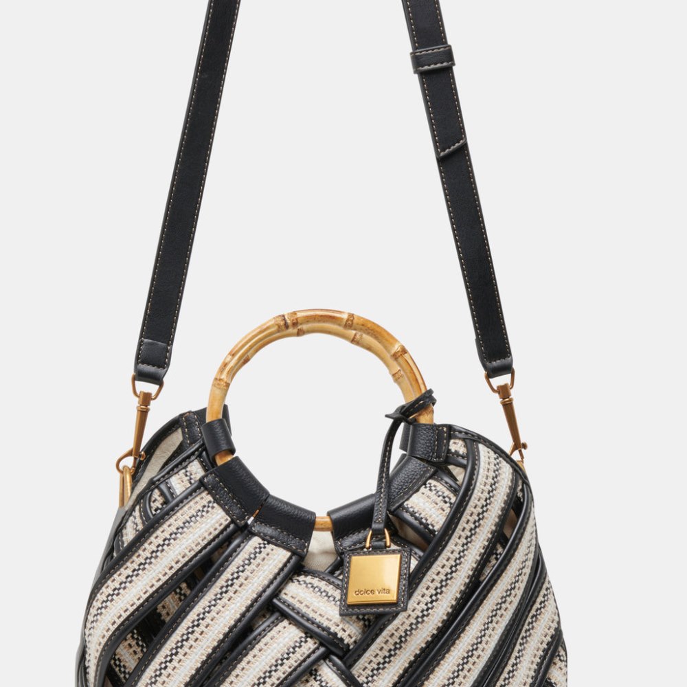 Dolce Vita Elsie Handbag Black Woven