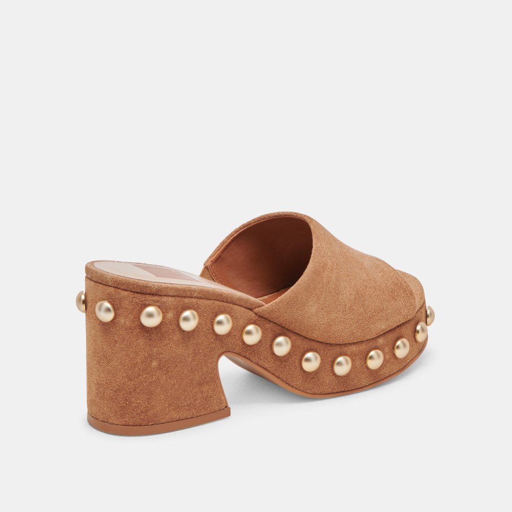 Dolce Vita Glori Heels Pecan Suede