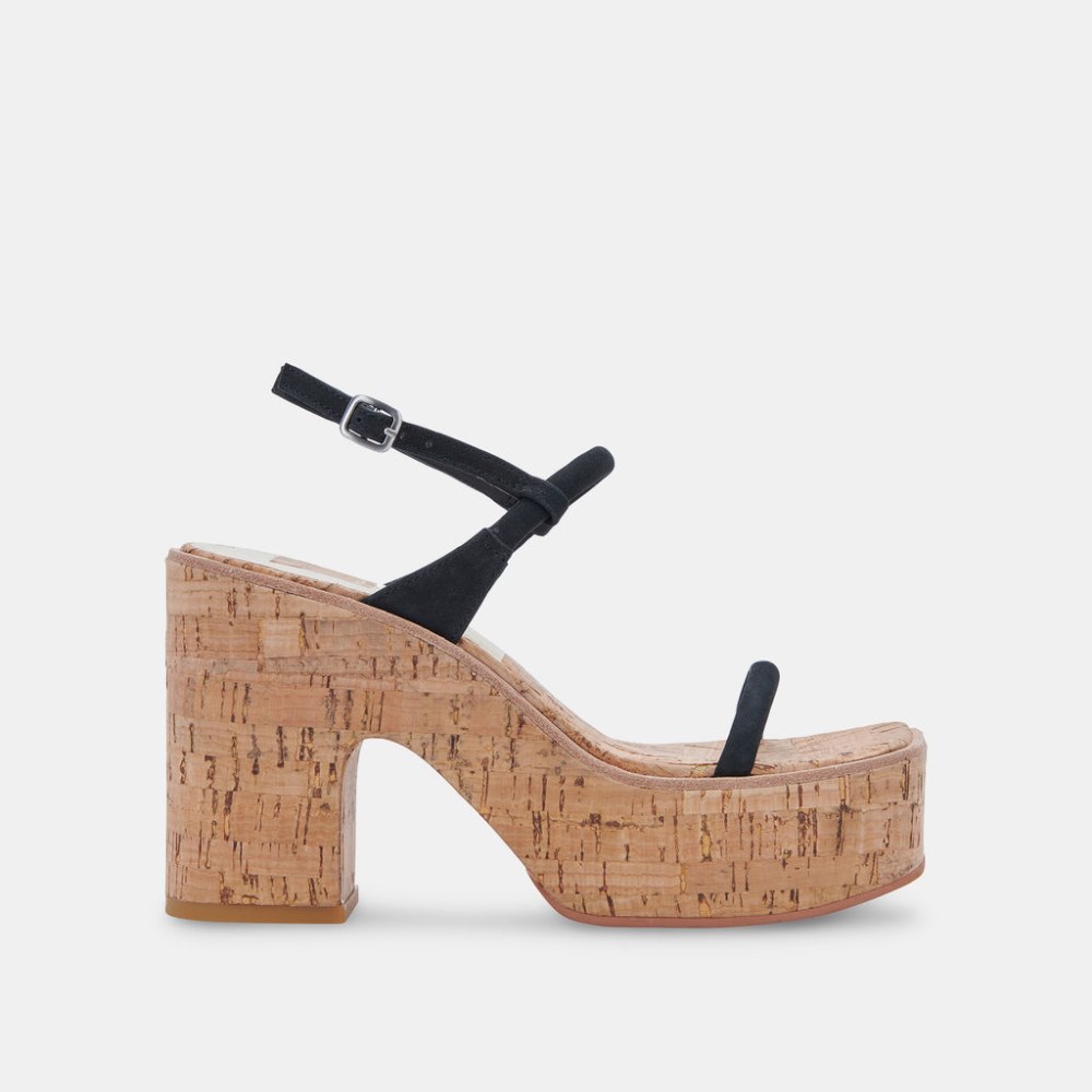 Dolce Vita Jodie Heels Black Nubuck