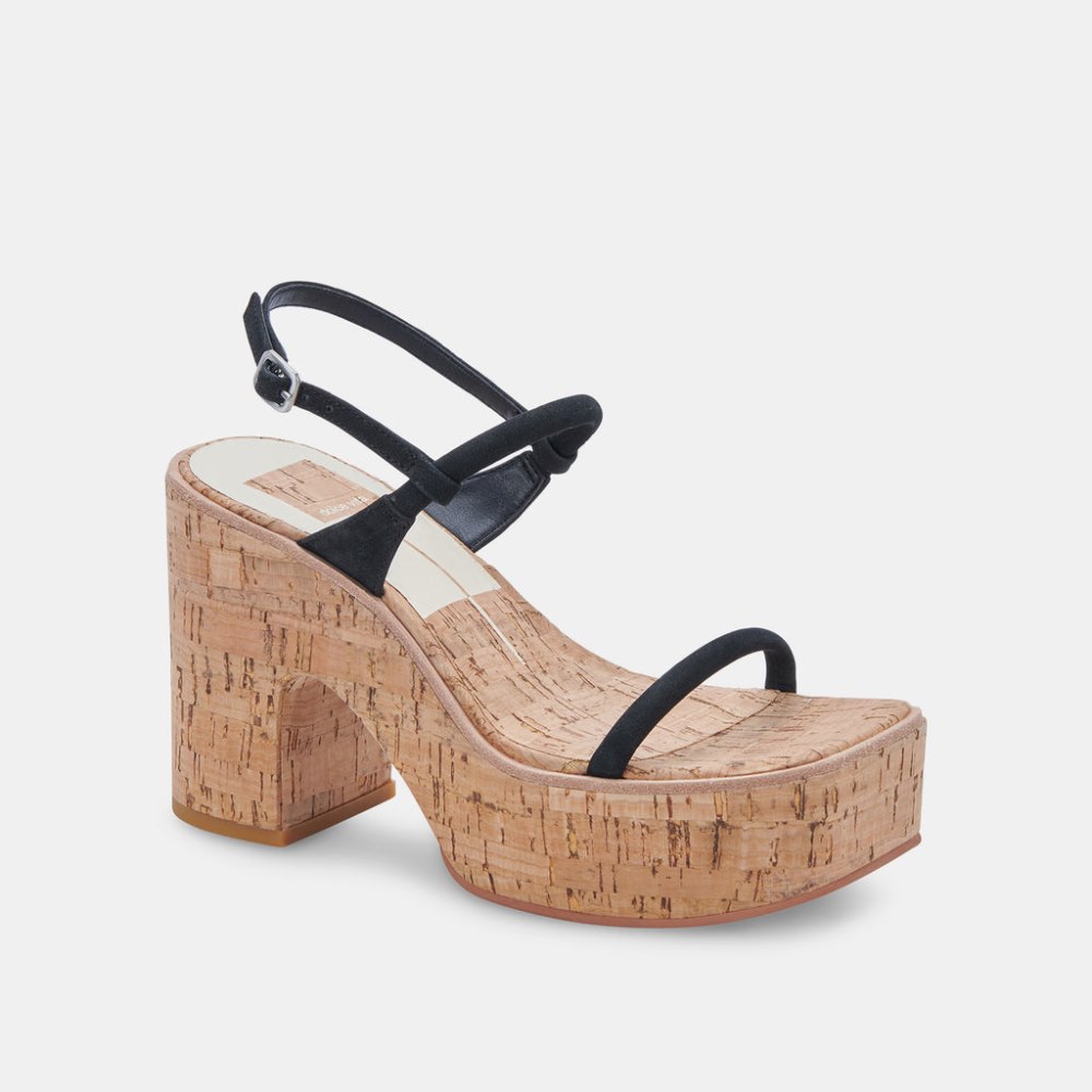 Dolce Vita Jodie Heels Black Nubuck