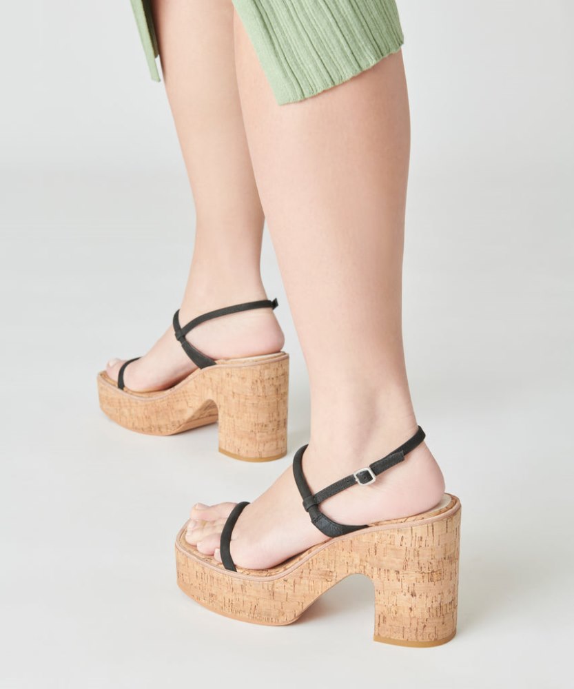 Dolce Vita Jodie Heels Black Nubuck