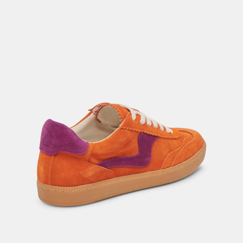 Dolce Vita Notice Sneakers Orange Multi Suede
