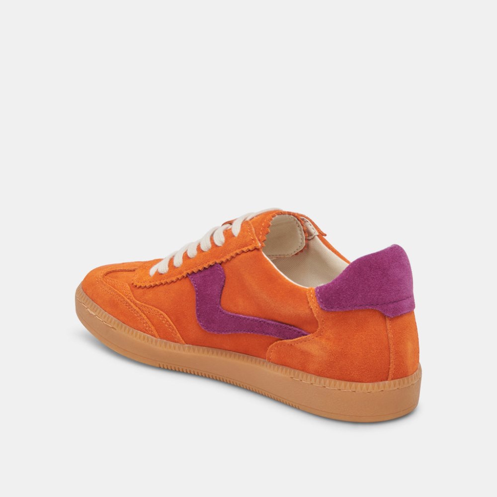 Dolce Vita Notice Sneakers Orange Multi Suede