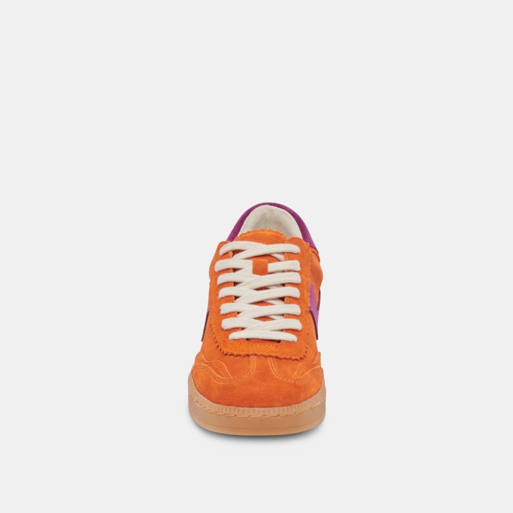 Dolce Vita Notice Sneakers Orange Multi Suede
