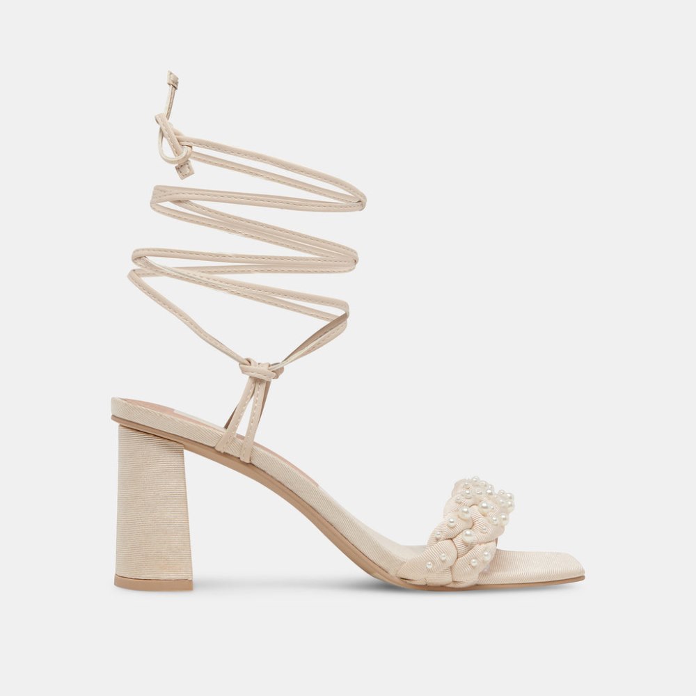 Dolce Vita Paxten Heels Vanilla Pearls