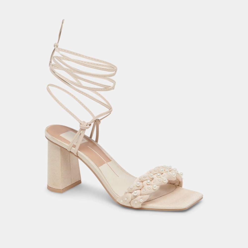 Dolce Vita Paxten Heels Vanilla Pearls