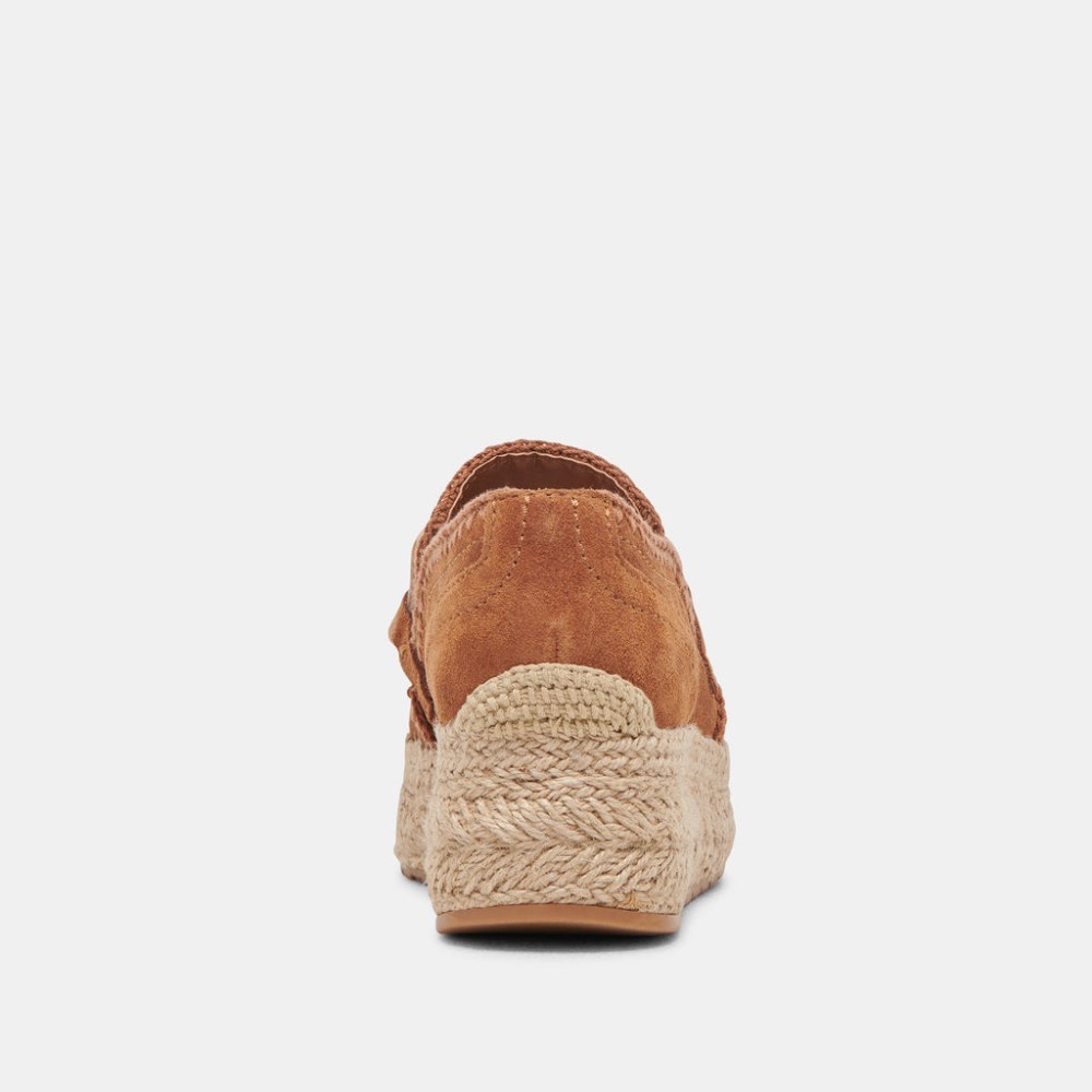 Dolce Vita Jhenee Espadrille Sneakers Pecan Suede