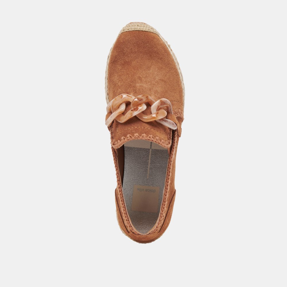 Dolce Vita Jhenee Espadrille Sneakers Pecan Suede