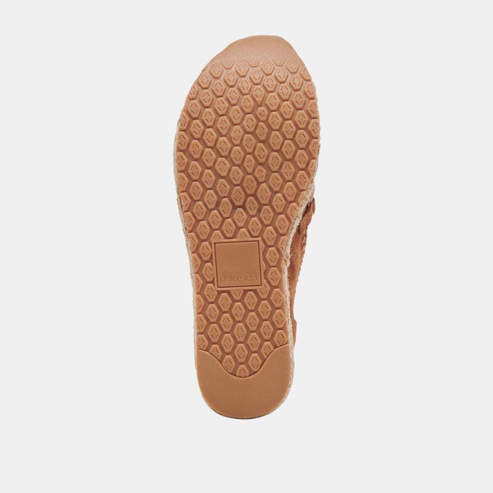 Dolce Vita Jhenee Espadrille Sneakers Pecan Suede