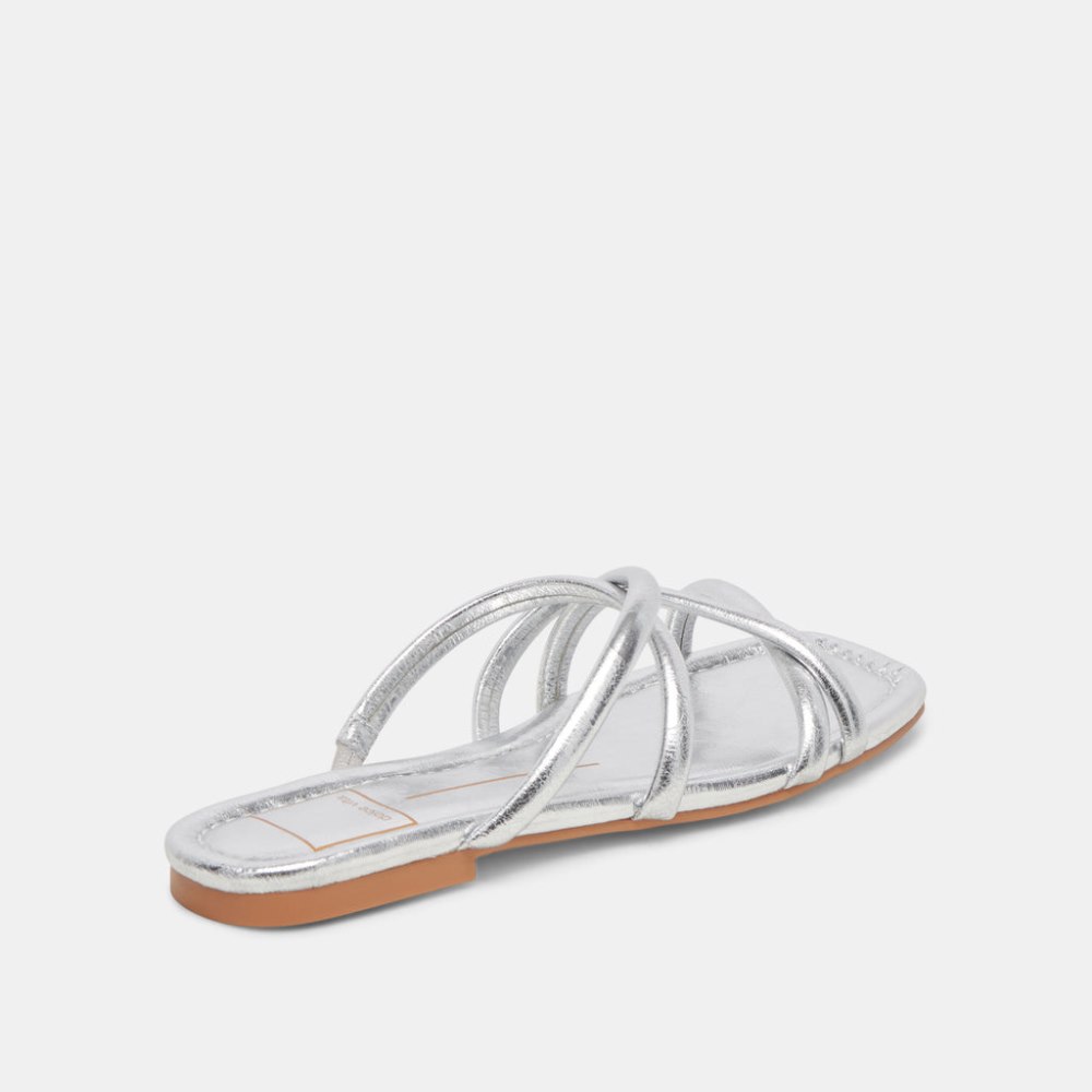 Dolce Vita Lanza Sandals Silver Metallic Stella