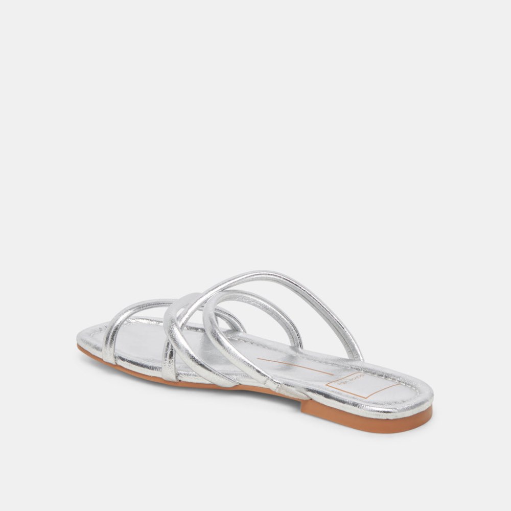 Dolce Vita Lanza Sandals Silver Metallic Stella