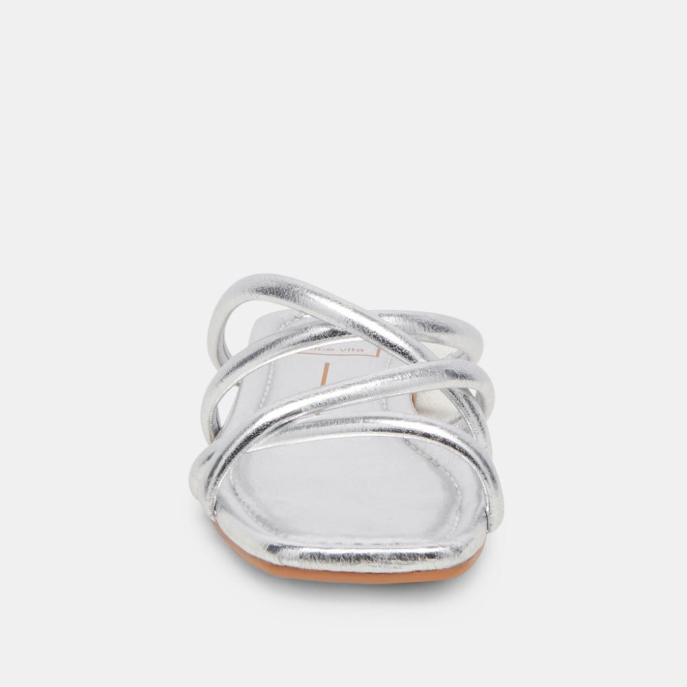 Dolce Vita Lanza Sandals Silver Metallic Stella