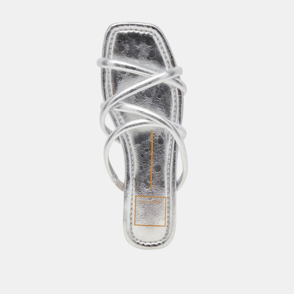 Dolce Vita Lanza Sandals Silver Metallic Stella