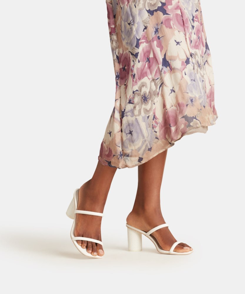 Dolce Vita Noles Heels White Leather