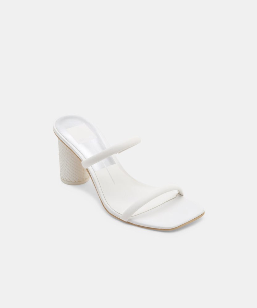 Dolce Vita Noles Heels White Leather