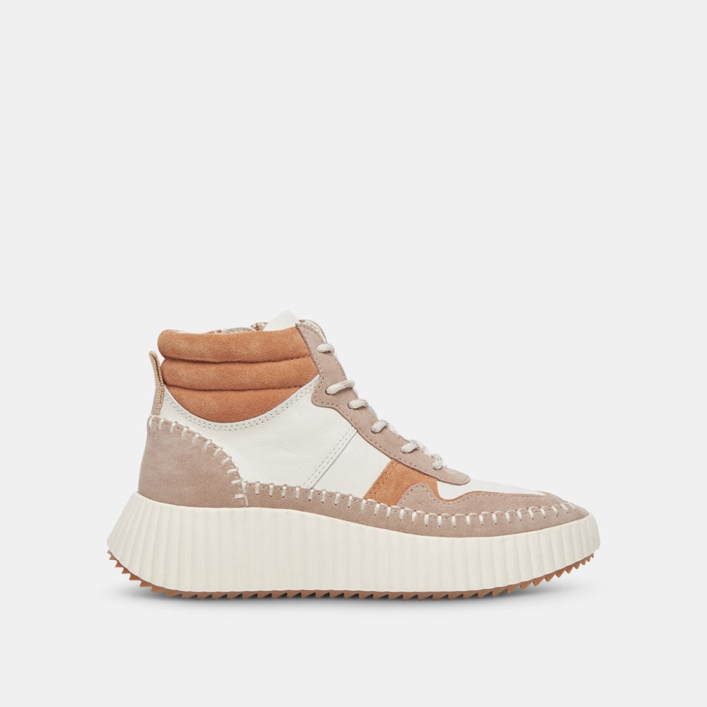 Dolce Vita Daley Sneakers Taupe Multi Suede