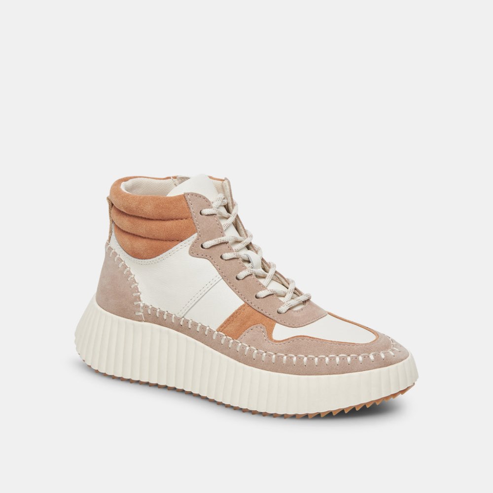 Dolce Vita Daley Sneakers Taupe Multi Suede