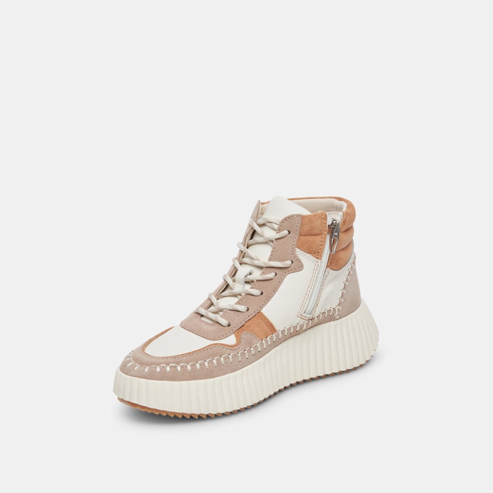 Dolce Vita Daley Sneakers Taupe Multi Suede