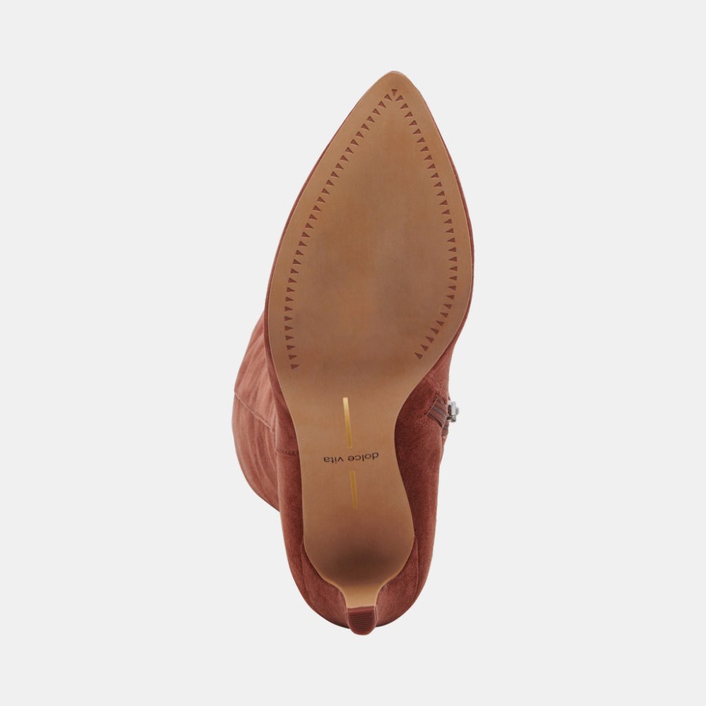 Dolce Vita Haze Boots Cinnamon Suede