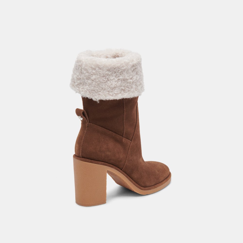 Dolce Vita Caddie Plush Boots Cocoa Suede