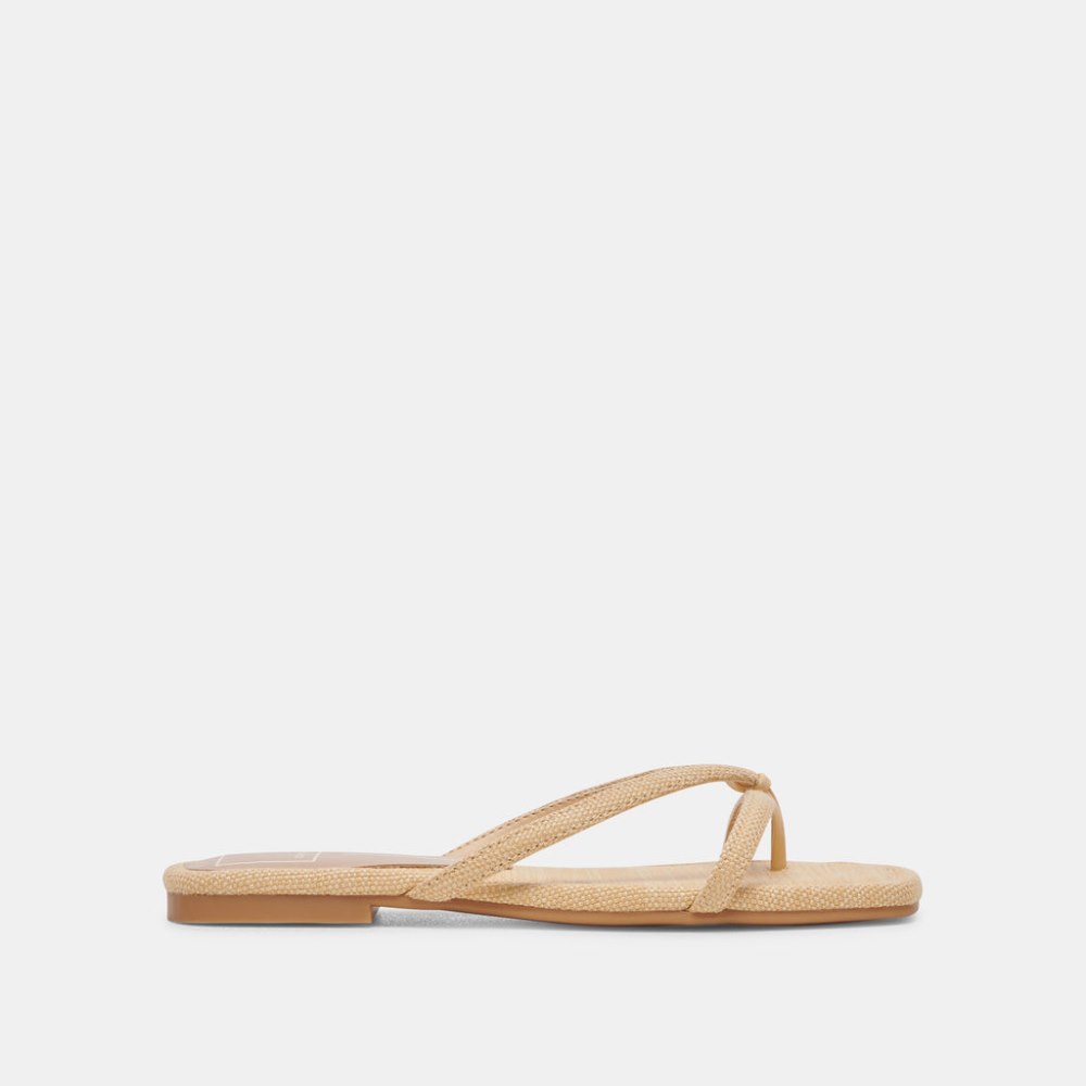 Dolce Vita Lucca Sandals Natural Raffia
