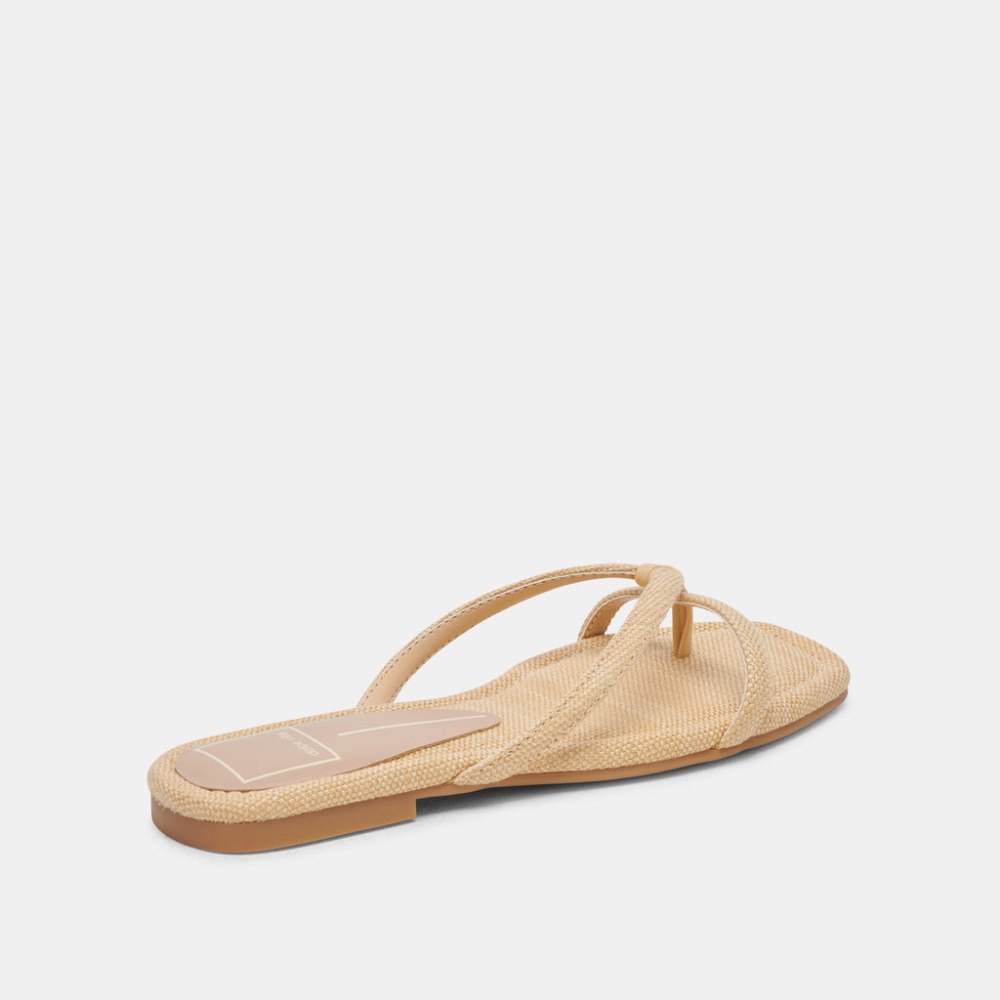 Dolce Vita Lucca Sandals Natural Raffia