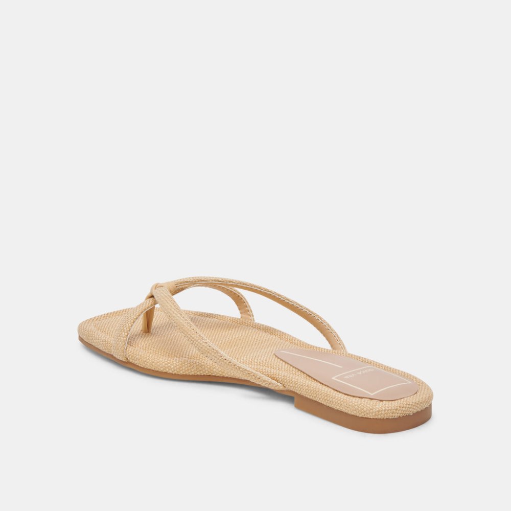 Dolce Vita Lucca Sandals Natural Raffia