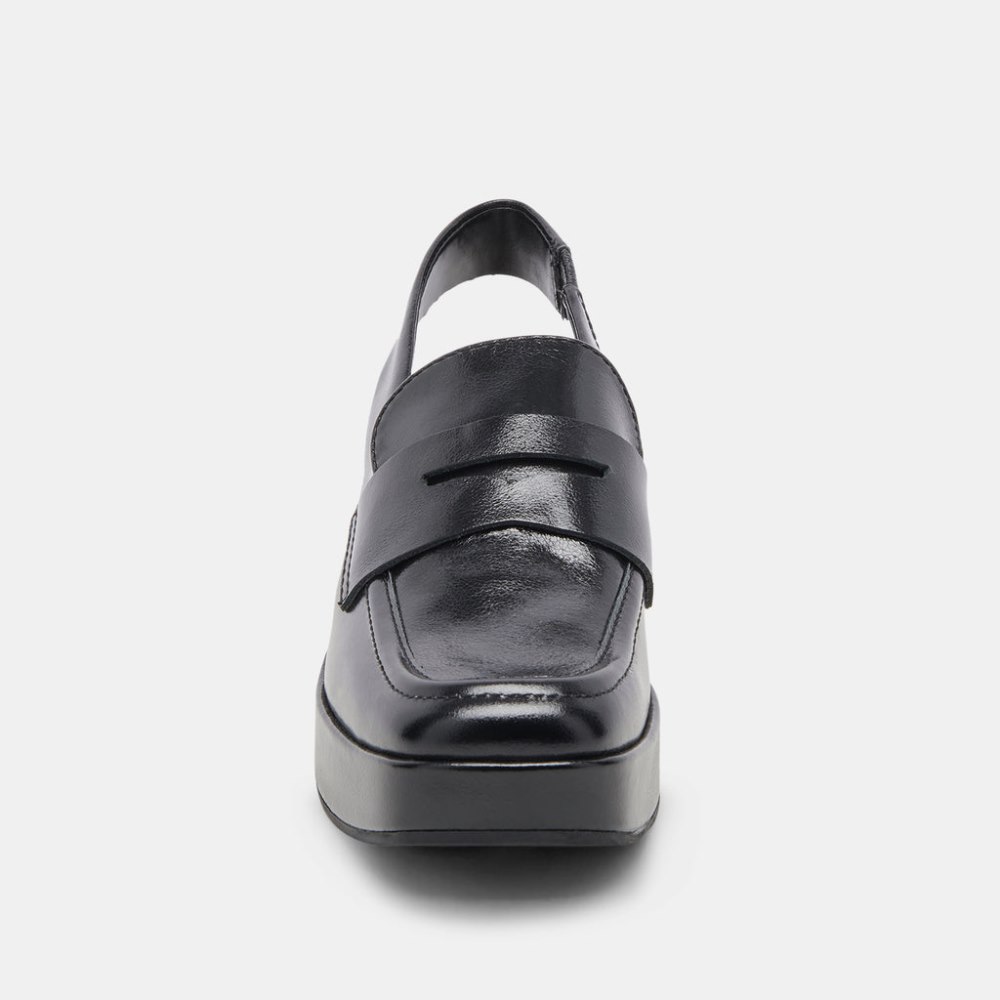 Dolce Vita Nada Loafers Midnight Crinkle Patent