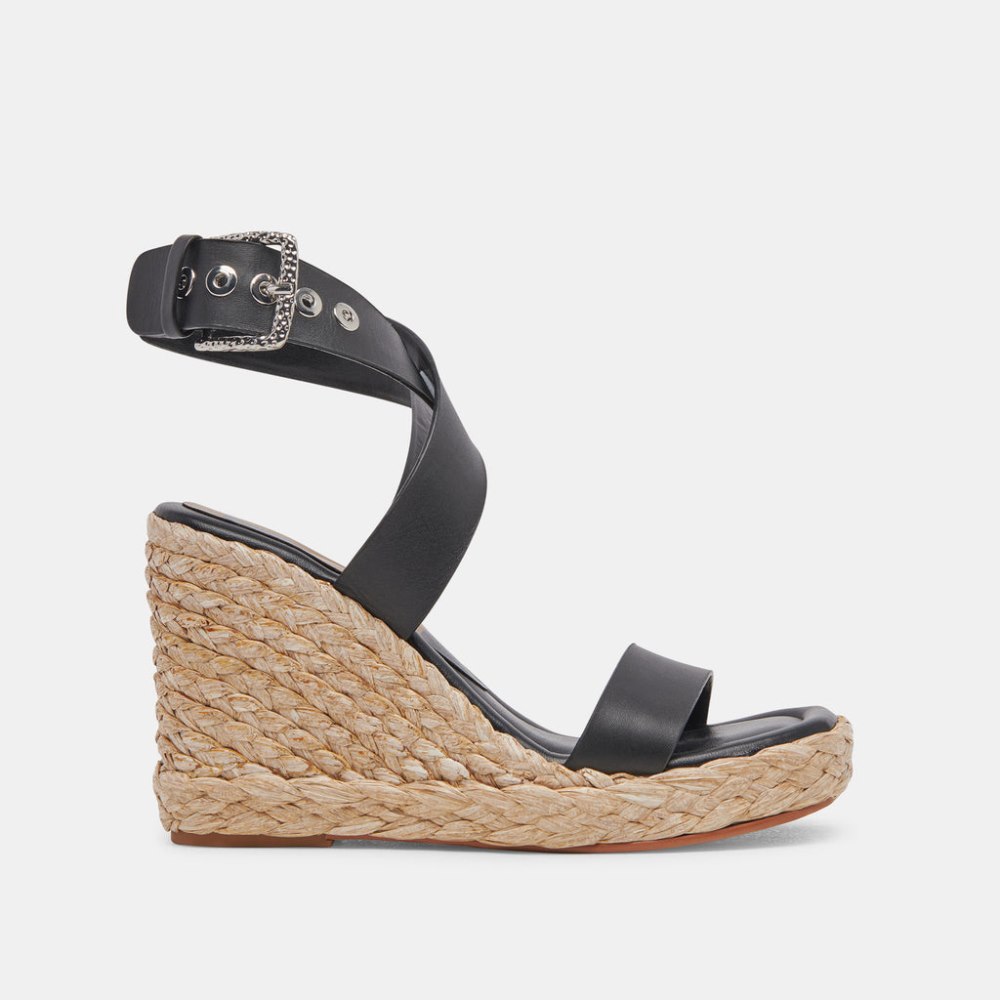 Dolce Vita Aldona Wedges Black Leather