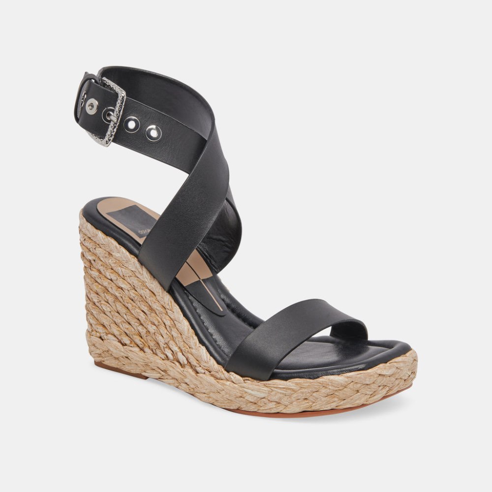 Dolce Vita Aldona Wedges Black Leather