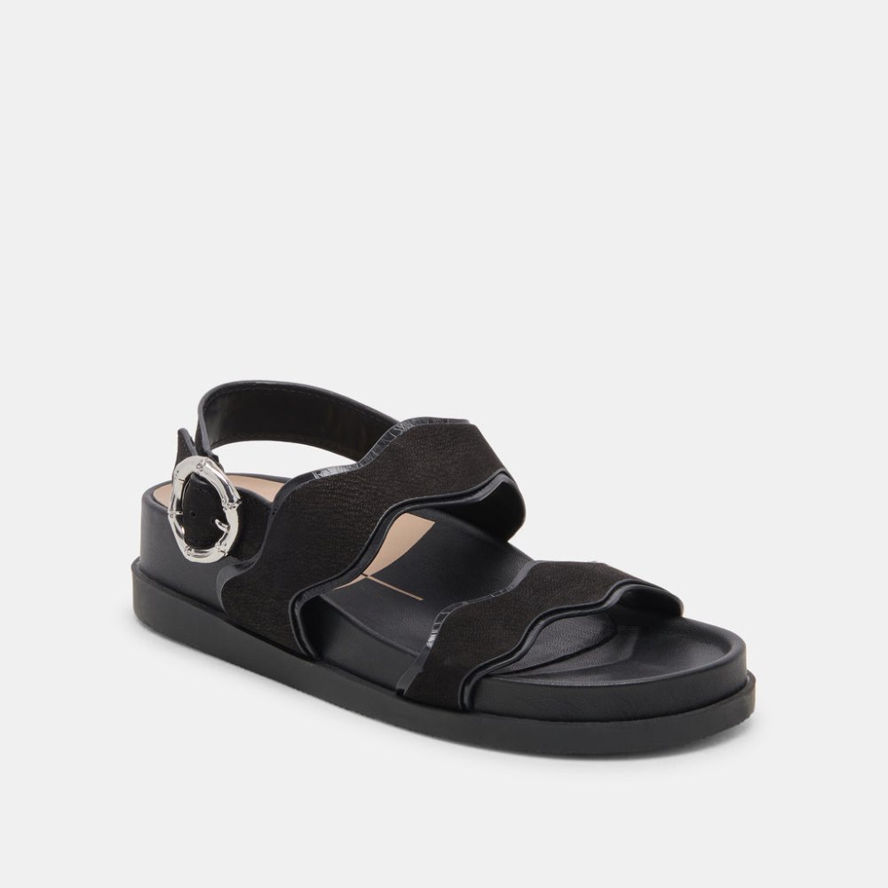 Dolce Vita Sindy Sandals Black Nubuck