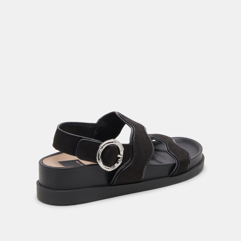 Dolce Vita Sindy Sandals Black Nubuck